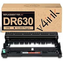 V4INK Compatible DR-630 Drum Replacement for Brother DR630 DR660 Drum for Brother HL-L2300D HL-L2320D HL-L2340DW HL-L2360DW HL-L2380DW MFC-L2700DW MFC L2720DW L2740DW DCP-L2520DW DCP-L2540DW Printer