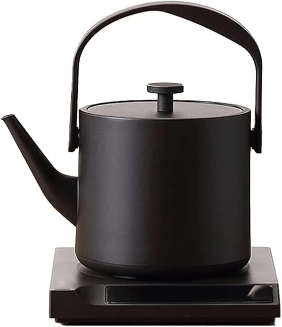 Electric Kettles Classic Electric Kettle Keep Warm Function Silent Water Boiler Fast Boiling Touch Led Panel Hot Water Boiler 600ml Ease of use, Black