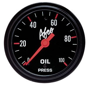 AFCO 85241 Mechanical Oil Pressure Gauge
