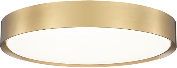 Z-Lite 1014F20-MGLD-LED Kawan 1 Light Flush Mount, Modern Gold