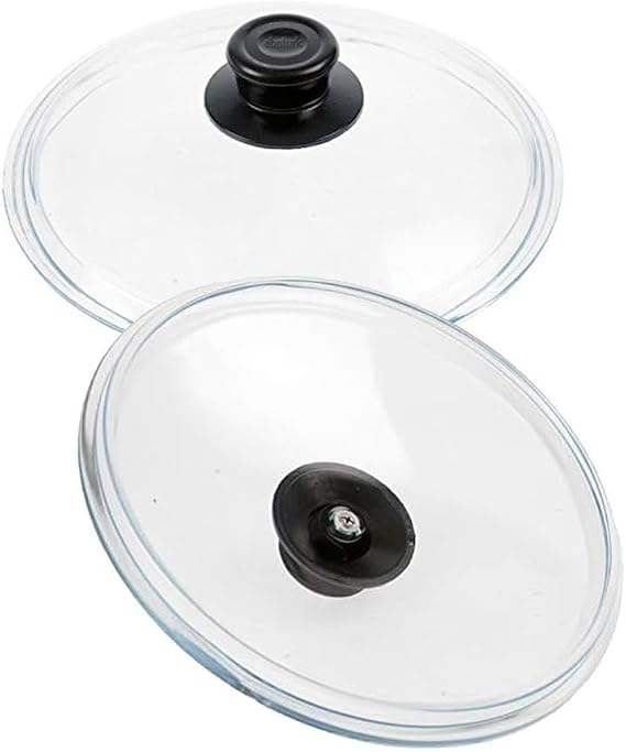 30cm Tencere ve Tavalar için Cam Tencere Kapağı Yüksek Isıya Ocak + Fırına Dayanıklı Pyrex Cam Kapak