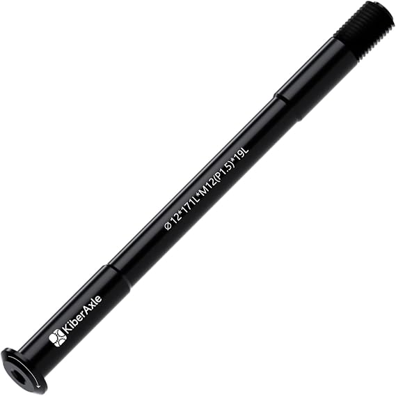 12mm Thru Axles for Bike Forks and Rear Shock, Hubs Adapter Axle, Thread Pitch: 1.5 mm ; Length: 117/120 / 121/123 / 126/128 / 130/135 / 142/157 / 162/165 / 168/171 / 175/177 / 181mm
