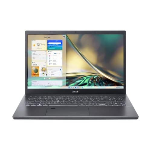 acer Aspire 5 15 Laptop 2023 15.6 FHD 1920 x 1080 Intel Core i5-12450H, 8-core, Intel Iris Xe Graphics, 32GB DDR4, 2TB SSD, Backlit Keyboard, Thunderbolt 4, Fingerprint, Wi-Fi 6, Windows 10 Home