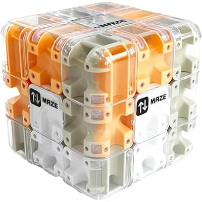 Large Labyrinth 3D Puzzles Maze Cube - Engaging Brain Teaser - 3D Maze Ball, Rubik Race Game, Improve Spatial Recognition, Relieve Stress Toy Gifts for Easter