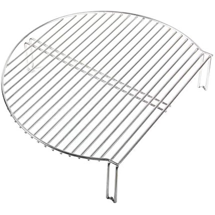 Vankey Grill Expander Rack Increase Grilling Surface Fit for Kamado Joe KJ-SCS Classic Stainless Steel