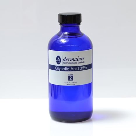 Glycolic Acid Peel 35% 8oz. 240ml Pro Size (Level 2 pH 1.3)