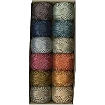 Valdani Perle Cotton Size 8 Embroidery Thread Bigsby Designs Light Sampler Set