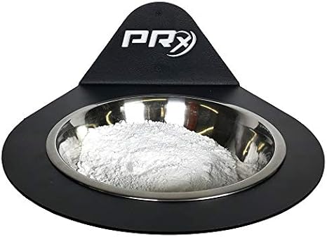 PRx Performance Chalk Bowl Container, Wall Mounted Holder for Garage Gym, Space Saving Home Workout Accessory