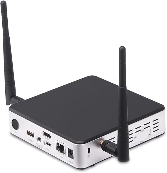 Geniatech APC820 Android 10.0 Smart TV Box Mini PC,Hexa-core Digital Signage Player, 4K HD WiFi Video Player,RK3399 Box PC for Industrial/Commercial