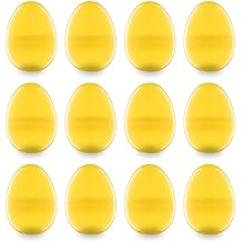 Entervending Easter Eggs 3 - Bright Fillable Easter Eggs 12 pcs - Easter Basket Stuffers - Empty Large Enough to Hold Toy and Candy - Plastic Easter Egg Filler Bulk - Egg Hunt Kids Surprise