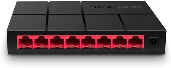 Mercusys MS108G, 8-Port 10/100/1,000 Mbps Desktop Switch