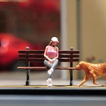 Painted Miniatures 1/64 Scale Diorama Figure Tiny People Action Figure Doll Model Scene Props for Cars Vehicles (ZZ03730)