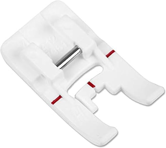 ZIGZAGSTORM 4127961-45 Snap On Non-Stick Glide Presser Foot for Husqvarna Viking Group D,1,2,3,4,5,6,7,8 Sewing Machine 4127961-45