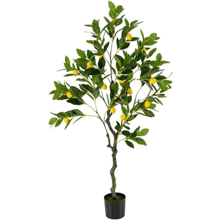 Safeplus 48 Artificial Lemon Tree with Lemon Fruits for Indoor Outdoor Decor