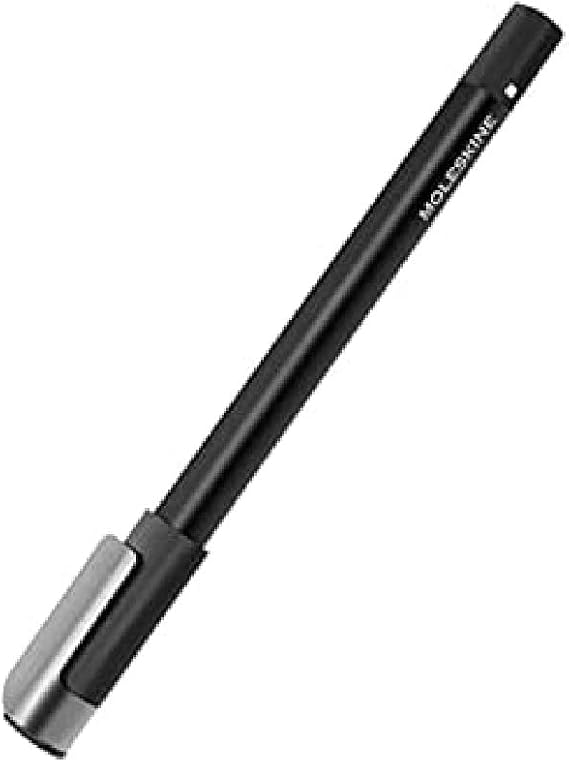 Moleskine Pen+ Ellipse Smart Pen - Designed for Use with Moleskine Notes App for Digitally Storing Notes (Only Compatible with Moleskine Smart Notebooks, Sold Separately), Black, One Size (718889)