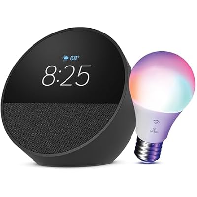 Echo Spot with Globe Electric Smart Bulb