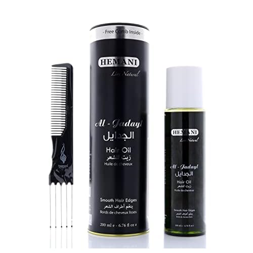 Hemani Zait Jadyle Smooth Edge Hair Oil 200mL - Natural Oil for Frizz Control & Smooth Edges | Halal Certified | Since 1949