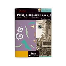 Piano Literature: Book 1 - The Developing Artist | Early Intermediate Piano Sheet Music | Original Keyboard Classics with Online Audio | Faber Piano Songbook for Classical Piano Students Paperback January 1, 1999