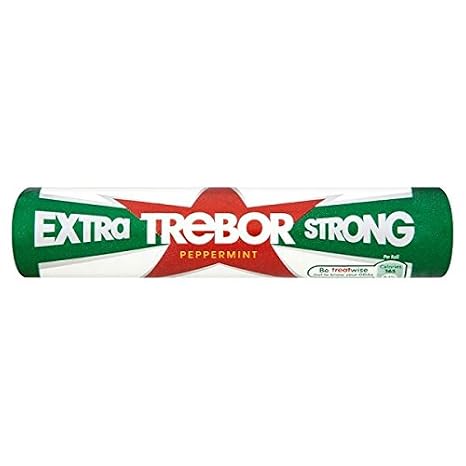 Trebor Extra Strong Peppermint Roll 40 x 45g Rolls