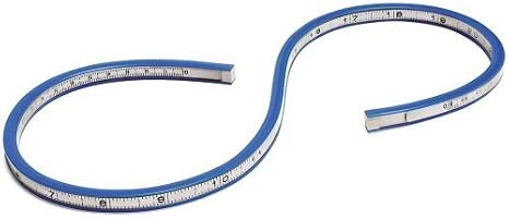 Precise & Easy to Mark Flexible Curve 23.6-Inch/60cm, Flex Design Rule Measure-Flexible Curve Ruler