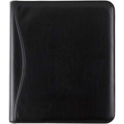 at-A-Glance Faux Leather Undated Starter Set, 7-Ring, 8-12 x 11, Folio Size, Black 038-0240-05
