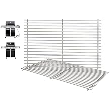 65937 Genesis Grill Grates for Weber Genesis 300 SER Weber E310 E320 E330 S330 Accessories Genesis Grill Parts Replacement(w/ Front/Side Control Knobs) 7528 7524 7039 83030 81631,19.5" Stainless Steel