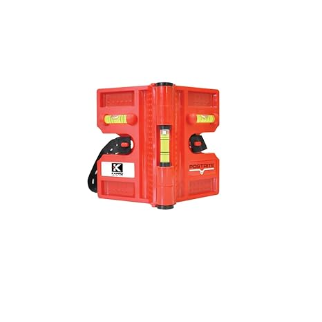 Kapro - 340 Postrite Post Level - Adjustable Folding Post Level - For Use on Posts and Pipes - Includes Strap and 3 Vials - Magnetic