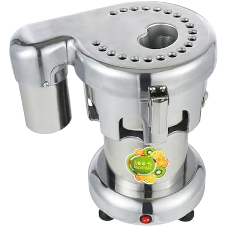 370W Commercial Electric Juice Extractor Heavy Duty Juicer Aluminum Casting and Stainless Steel Constructed Centrifugal Juice Extractor Juicing both Fruit and Vegetable