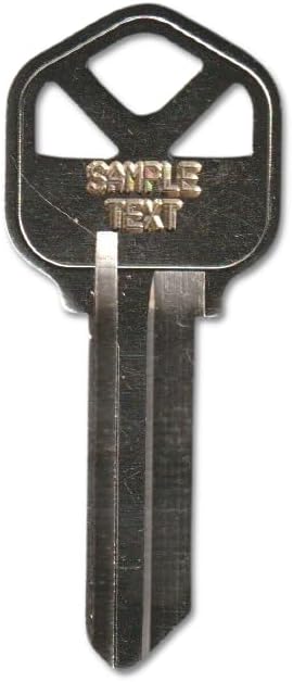 Bio RM Funny Engraved Uncut Key KW1 Key Blank Compatible with Standard KW1 Locks