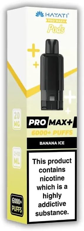Hayati pro max refill pods (Banana ice)