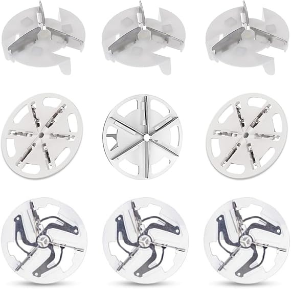 9 Pack Fabric Shaver Blades Replacement Electric Lint Remover Blade Parts for Rechargeable Sweater Defuzzer Battery Operated Pill Fuzz Remover Portable Lint Shaver Fabric Remover
