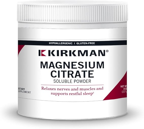 Kirkman Magnesium Citrate Soluble, 227 gm, 8 oz