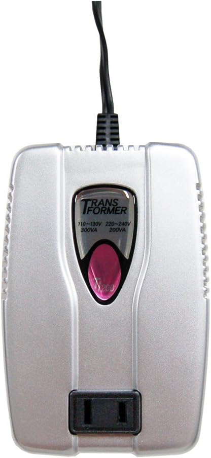 Kashimura NTI-200 Transformer for Overseas Use AC 110V ~ 130V / 300W AC 220V ~ 240V / 200W Main Unit Power Plug A Plug, Output Outlet A Type A