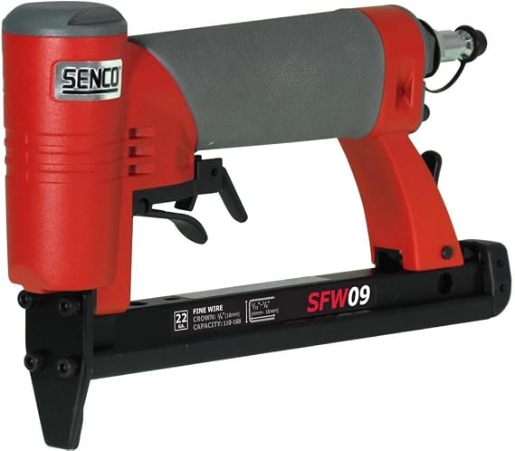 SENCO SFW-09 Pneumatic Fine Wire Stapler 22 Guage 3/8" Crown (4C0001N)