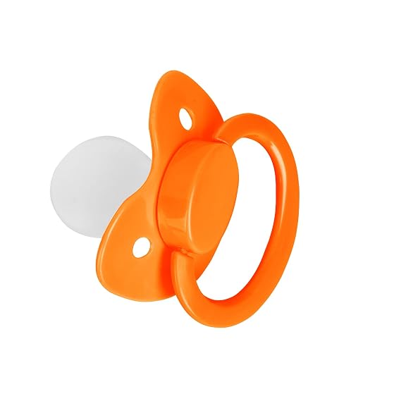 Adult Sized Pacifier Candy Cute Baby Pacifiers (Orange)