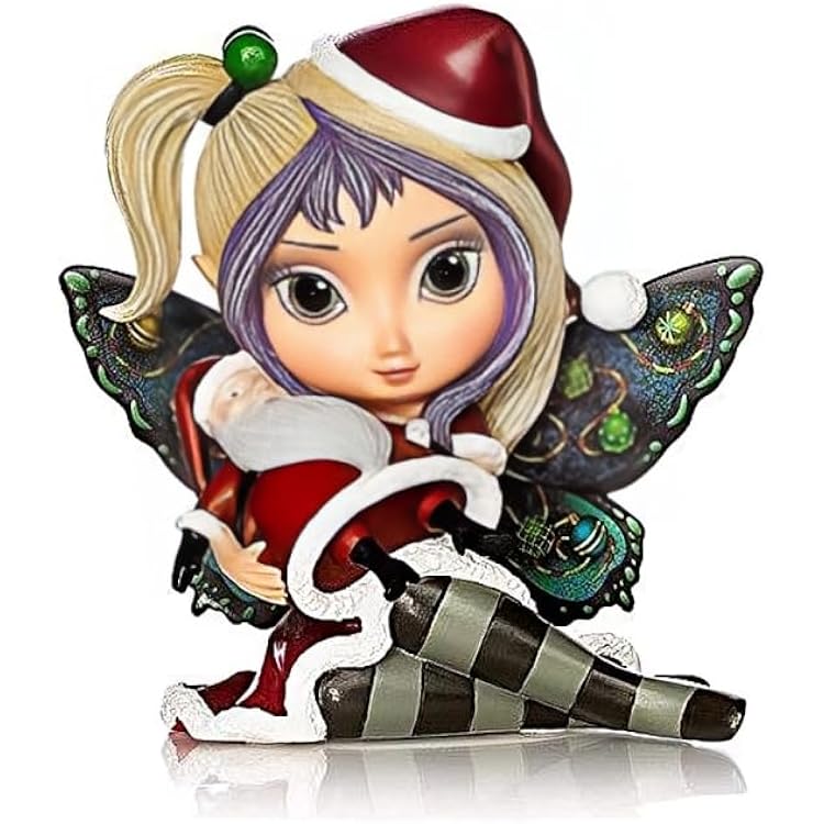 The Nightmare Before Christmas Sandy Claws Fairy Figurine by Jasmine Becket-Griffith from The Hamilton Collection | Disney Nightmare Before Christmas The Spritely Fun Resin Figurine Collection