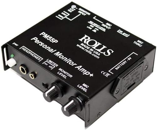 rolls PM55P Personal Monitor Amp Battery Opt