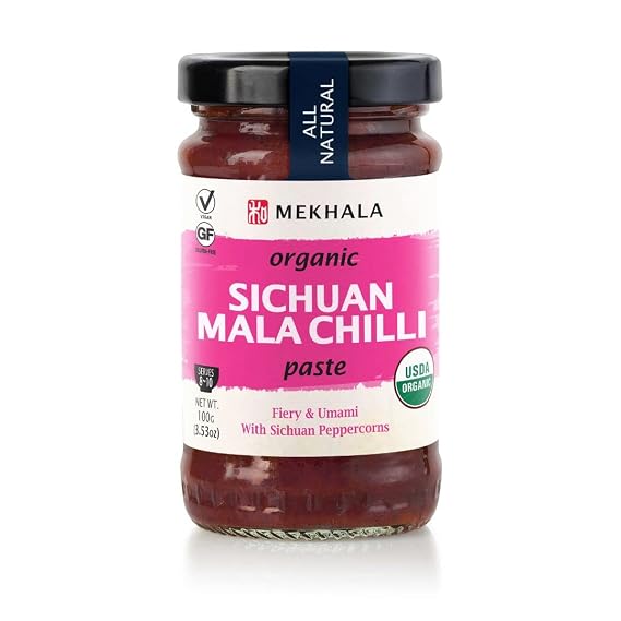 Mekhala Organic Sichuan Mala Chili Cooking Paste, 3.53oz