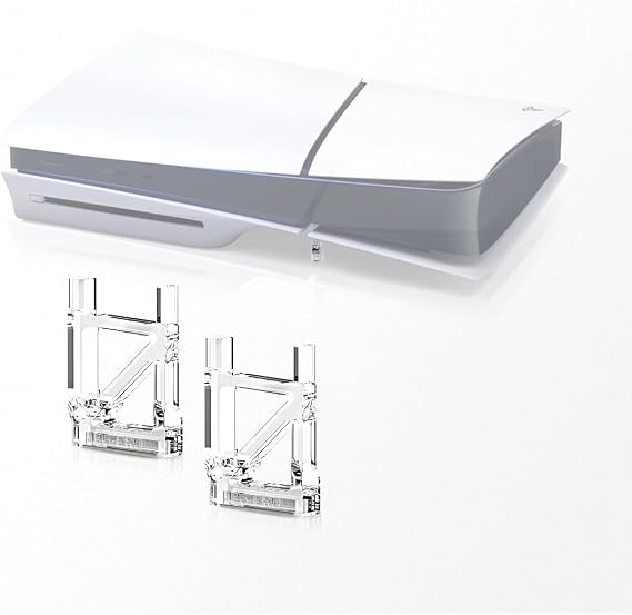 PS5 Stand, Cooling Feet, Horizontal Bracket Holder for PS5 Console Flat Stand