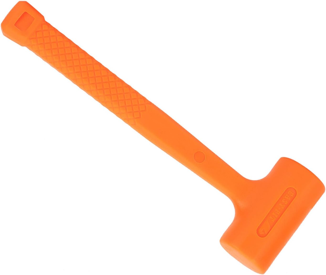 Practical PVC Rubber Soft Face Dead Blow Hammer Non-Elastic Rubber Hammer for Floor Tile Paint Installation Furniture Design (0.5 lbs)