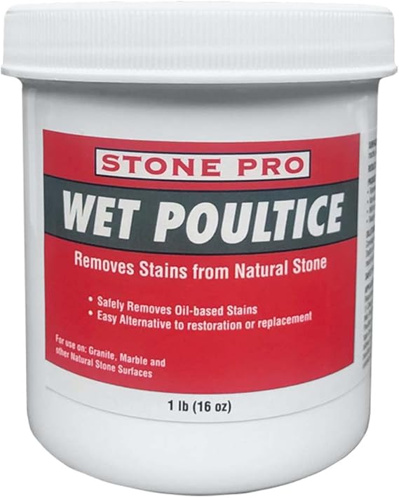 StonePro Wet Poultice - Removes Stains From Natural Stone - 1 Pound