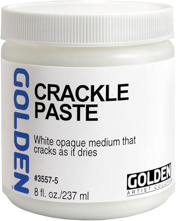 GOLDEN Artist Colors Crackle Paste, 8 fl. oz. Jar
