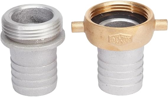 1 1/2" NH/NST Fire Hose Coupling Set
