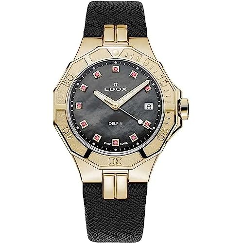 EDOX Analog mid-37091, BlackWhite, Modern