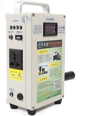 Hand Crank Generator 20W 28V Outdoor Travel Camping Portable Emergency Power Supply Phone Charger USB Charging Generator Generation Storage
