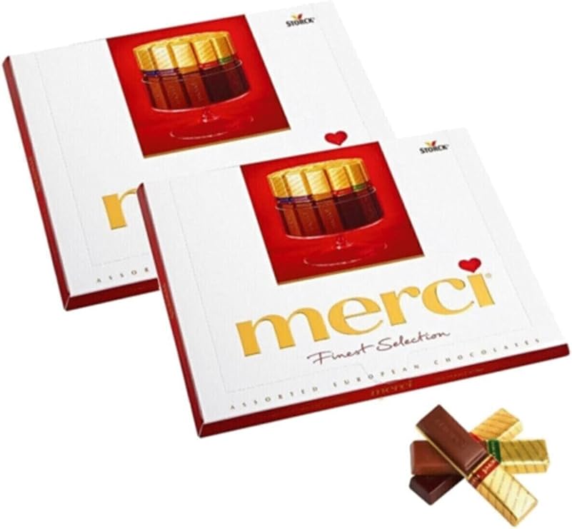 Merci Red Storck Finest Selection Gift Chocolate 250 g x2