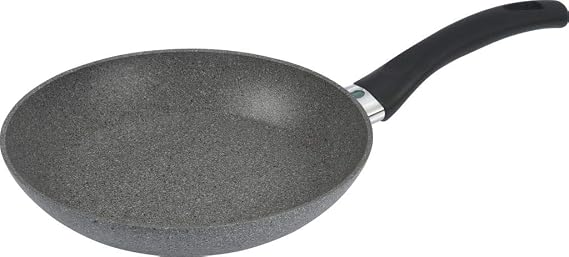 BALLARINI Non-Stick Frying Pan, Suitable for Induction, with Temperature Control, 24 cm, Aluminium, Ferrara Granitium