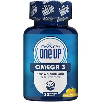 One Up Omega 3 1000 Mg 30 Kapsül LİMON Renkli