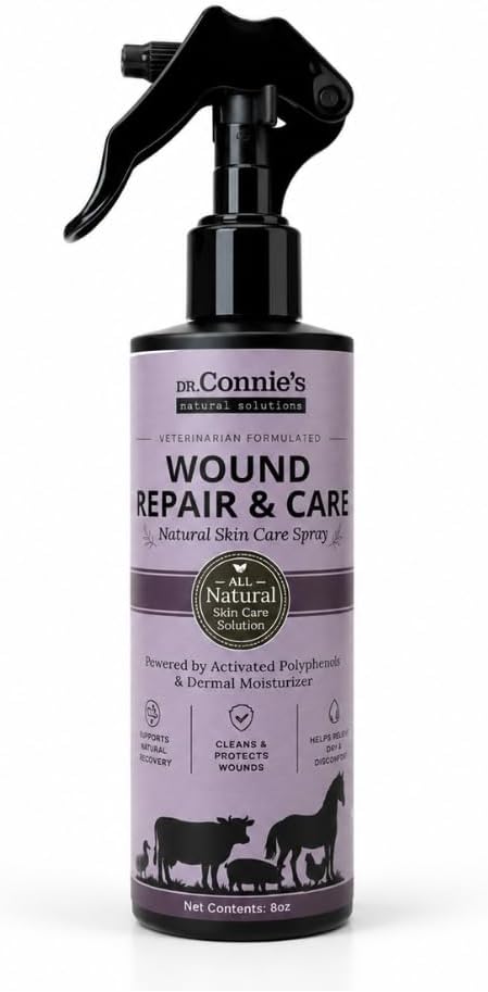 Dr. Connie's Livestock Wound Healing Spray Veterinarian Formulated