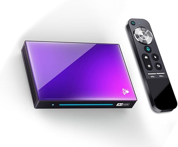 Android TV Box 14.0, H96MAX M9 Smart TV Box RK3576 CPU Quad Cortex A72 Support 2.4G 5.8G Wifi BT 4.0 Ethernet LAN 3D 8K Video Android Box Set Top TV Box,8GB+128GB